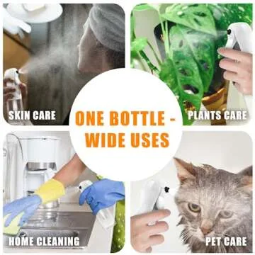 AMOMELA Continuous Spray Bottle 2Pack for Hair Styling