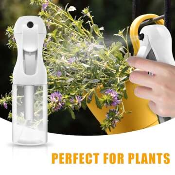 AMOMELA Continuous Spray Bottle 2Pack for Hair Styling