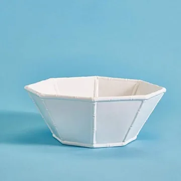 Two's Company Hampton Faux Bamboo Serving Bowl