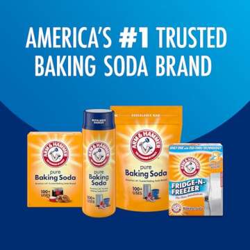Arm & Hammer Baking Soda Fridge-n-Freezer Odor Absorber, Orange 14 oz, Pack of 12