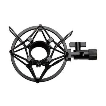 Audio-Technica ATR2100X-USB USB/ XLR Microphone Bundle with Knox Gear Boom Arm, Shock Mount, and Pop Filter (4 Items)