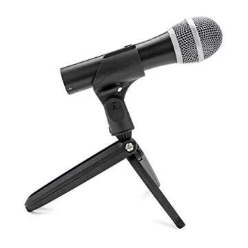 Audio-Technica ATR2100X-USB USB/ XLR Microphone Bundle with Knox Gear Boom Arm, Shock Mount, and Pop Filter (4 Items)