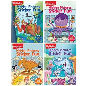 Highlights Sticker Books for Kids Ages 3-6 with 480+ Stickers