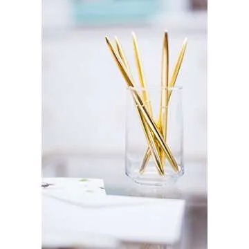 Luxurious Gold Pen Set of 6 in Elegant Gift Box