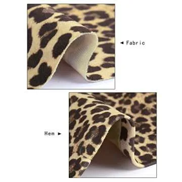 Lars Amadeus Men's Party Animal Leopard Print Blazer Notched Lapel Lightweight Sport Coat Suit Jacket Large Brown