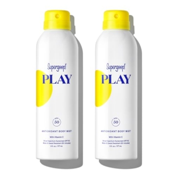 Supergoop! PLAY SPF 50 Antioxidant Body Mist - Nourishing Sun Protection for Active Lifestyles