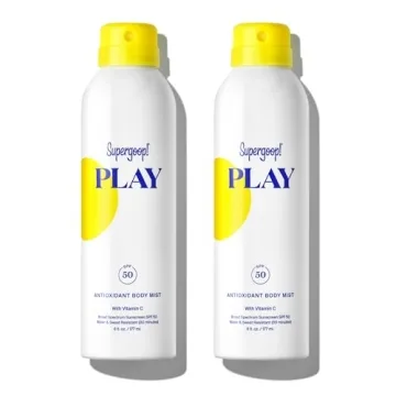 Supergoop! PLAY SPF 50 Antioxidant Body Mist - Nourishing Sun Protection for Active Lifestyles