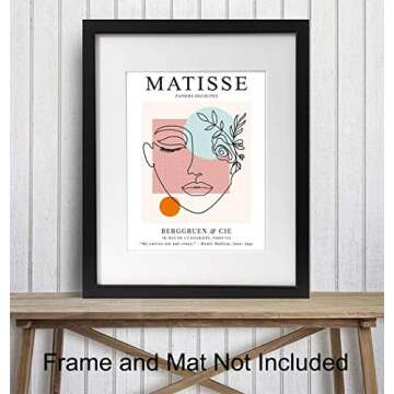 Matisse Wall Art - Unique 8x10 Minimalist Print