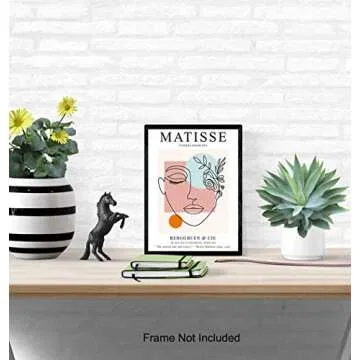 Matisse Wall Art - Unique 8x10 Minimalist Print