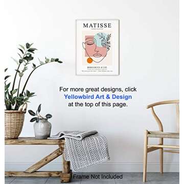 Matisse Wall Art - Unique 8x10 Minimalist Print