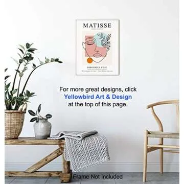 Matisse Wall Art - Unique 8x10 Minimalist Print
