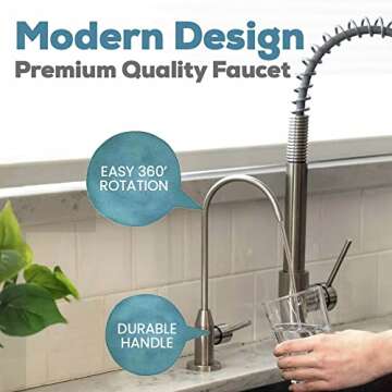 AquaTru Under Sink Reverse Osmosis Water Filter System | Certified to Remove Lead, Chlorine, Fluorid...