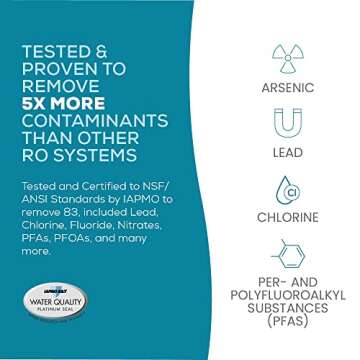 AquaTru Under Sink Reverse Osmosis Water Filter System | Certified to Remove Lead, Chlorine, Fluoride, PFAs and More for Pure Great-Tasting Water