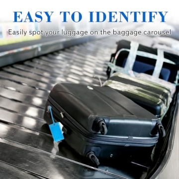 Vibrant PVC Luggage Tags for Easy Travel Identification