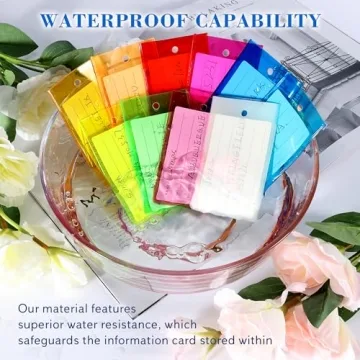 Vibrant PVC Luggage Tags for Easy Travel Identification