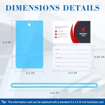 Vibrant PVC Luggage Tags for Easy Travel Identification