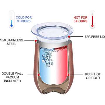 Twin Mom Gifts - 12oz Wine Glass Tumbler Cup- Funny Mom of Twins Gifts, Mother of Twins, Parents of Twins, Because Twins Travel Coffee Mug