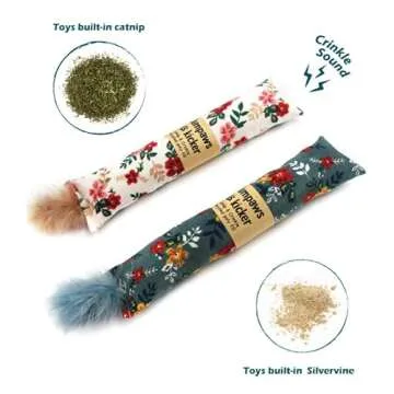 Jumpaws Natural Interactive Catnip Kicker 2 Pack