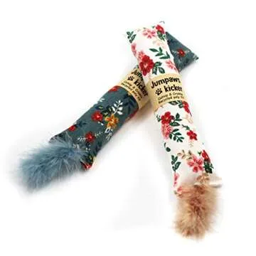 Jumpaws Natural Interactive Catnip Kicker 2 Pack
