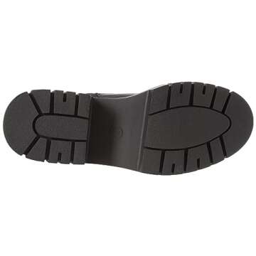 The Drop Women's Koi Lace Up Platform Combat Boots Black, 8.5