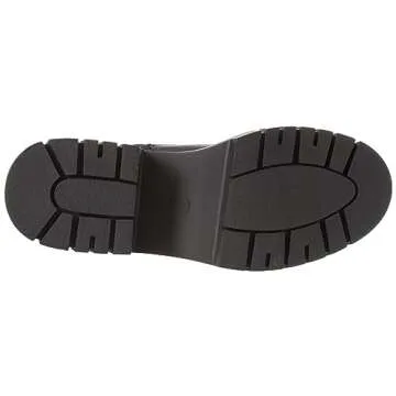 The Drop Women's Koi Lace Up Platform Combat Boots Black, 8.5