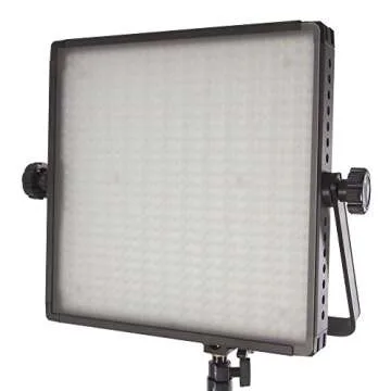 Fovitec StudioPRO - 2x Bi Color 600 LED Panel Bundle w/ Barndoors, Stands, & Carrying Case - [Continuous][Adjustable Lighting][V-Lock Compatible]