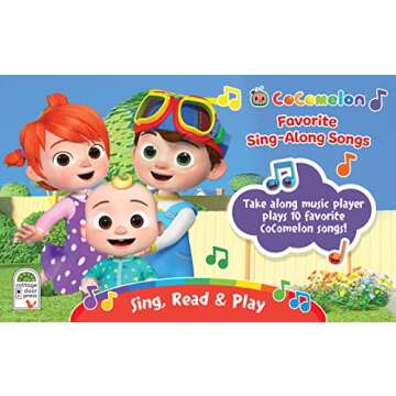 CoComelon Favorite Sing-Along Songs - Children's Deluxe Music Player Toy and Board Book Set, Ages 1-...