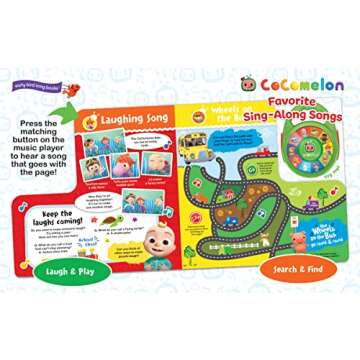 CoComelon Musical Book - Engage & Entertain Kids Ages 1-5
