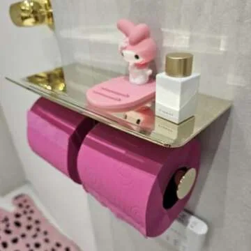 Pink Toilet Paper 3 ply Gift Box 1 Roll 140 Premium Quality sheets