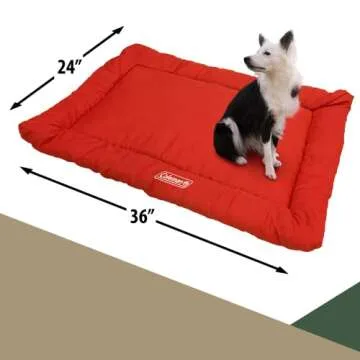Coleman Large Dog Bed for Travel, Roll Up Foldable Packable Pet Mat Travel Beds