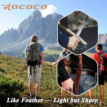 ROCOCO Feather Viking Knife - Exquisite Japanese Craftsmanship