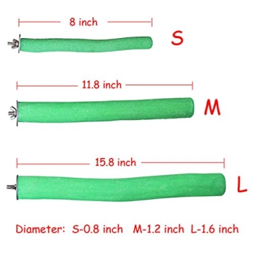 Kintor Natural Sand Bird Perch for Optimal Foot Health