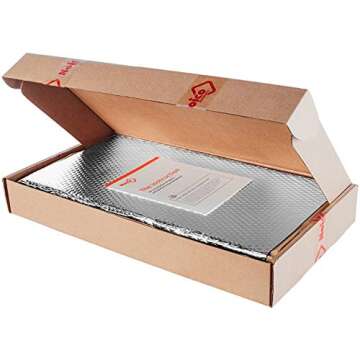 Noico 80 mil (2 mm) 36 sqft (3.4 sqm) car Sound deadening mat, Butyl Automotive Sound Deadener, Audi...