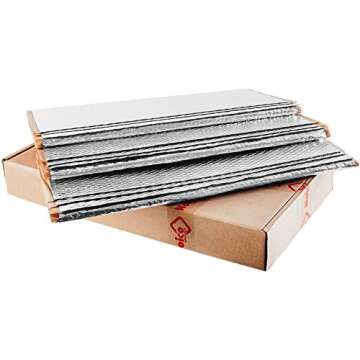 Noico 80 mil (2 mm) 36 sqft (3.4 sqm) car Sound deadening mat, Butyl Automotive Sound Deadener, Audio Noise Insulation and dampening