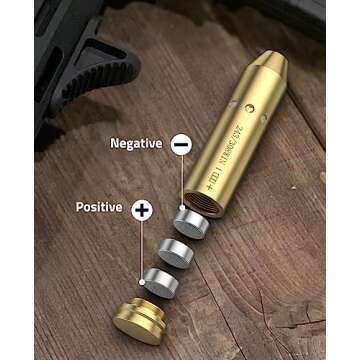 CVLIFE 308 bore Sight Laser 243 Red Laser Boresighters with 3 Batteries