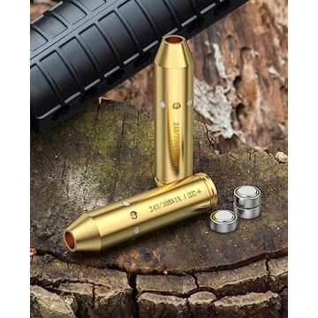 CVLIFE 308 bore Sight Laser 243 Red Laser Boresighters with 3 Batteries