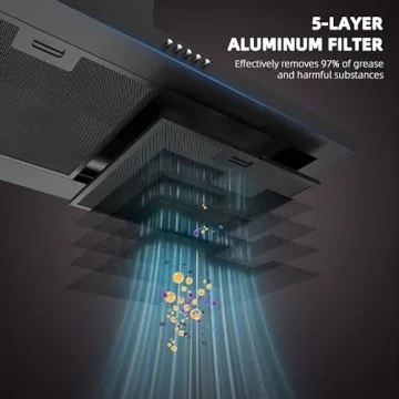 FIREGAS 30" Wall Mount Range Hood with 450 CFM