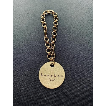 Handcrafted Brass Liquor Decanter Labels Made in USA