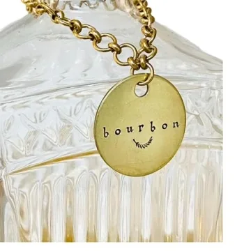 Handcrafted Brass Liquor Decanter Labels Made in USA