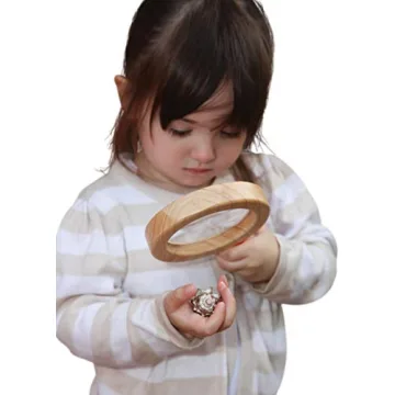 TickiT Wooden Hand Lens for Toddlers - Safe Magnifier