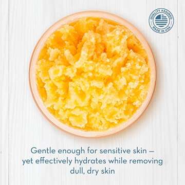 Naples Soap Sea Salt Scrub for Exfoliation and Hydration