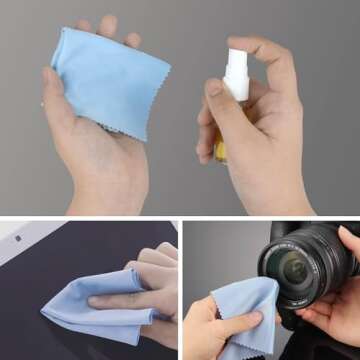 FOHOLA 2 Pack Spray Bottle, 1 oz/30ml Mini Spray Bottle, Empty Travel Bottles, Fine Mist Spray Bottles for Hair, Toiletry (2)