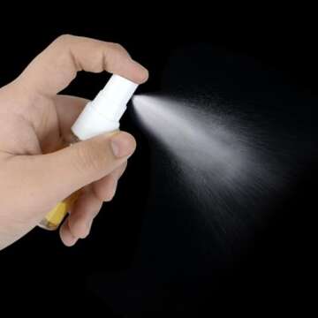 FOHOLA 2 Pack Spray Bottle, 1 oz/30ml Mini Spray Bottle, Empty Travel Bottles, Fine Mist Spray Bottles for Hair, Toiletry (2)