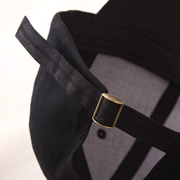 OVOY Black Kpop Snapback Cap with Iron Rings