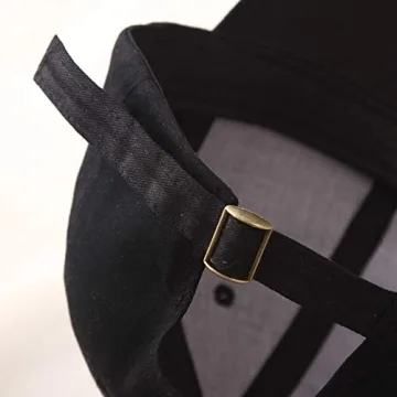 OVOY Black Kpop Snapback Cap with Iron Rings