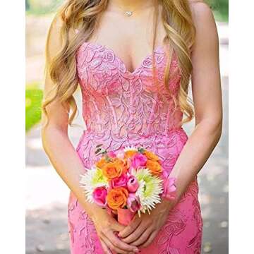 ICE BEAUTY Homecoming Dresses Short Cocktail Dresses Sweetheart Lace Prom Dress Lace Homecoming Dresses for Teens Dusty Blue