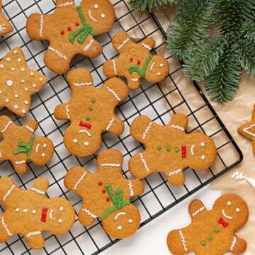 STARSIDE Large Christmas Cookie Cutters - 6 pcs