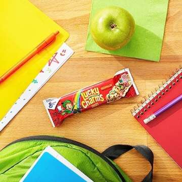 Golden Grahams Lucky Charms Breakfast Cereal Treat Bars Variety Pack, 28 ct