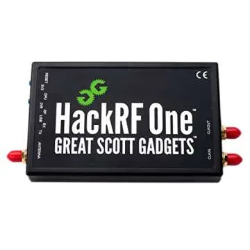 Nooelec HackRF One Software Defined Radio (SDR) & ANT500 Antenna Set. Capable of Receiving All Modes in HF, VHF & UHF Bands. Includes SDR with 1MHz-6GHz Frequency Range & 20MHz Bandwidth and ANT-500