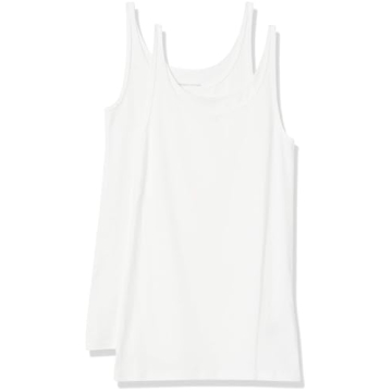 Amazon Essentials Women's Slim-Fit Thin Strap Tank Top Pack of 2